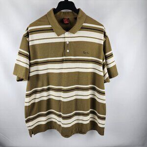 Karl Kani Shirt Mens 4X Multi Striped Vintage Y2K Hip Hop Golf Polo
